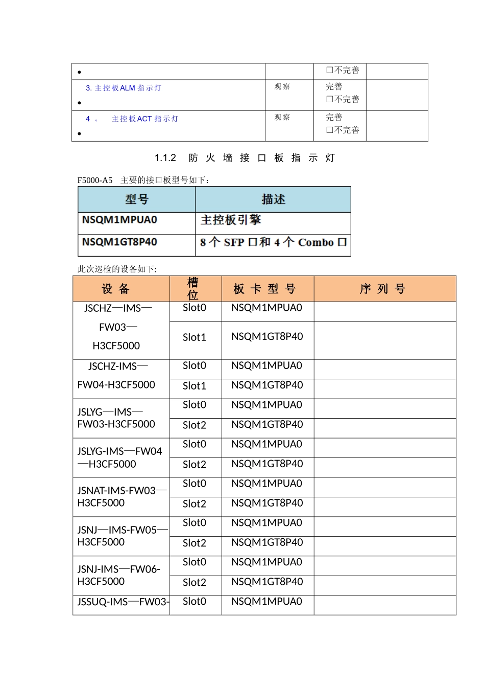 H3C防火墙现场巡检报告_第3页
