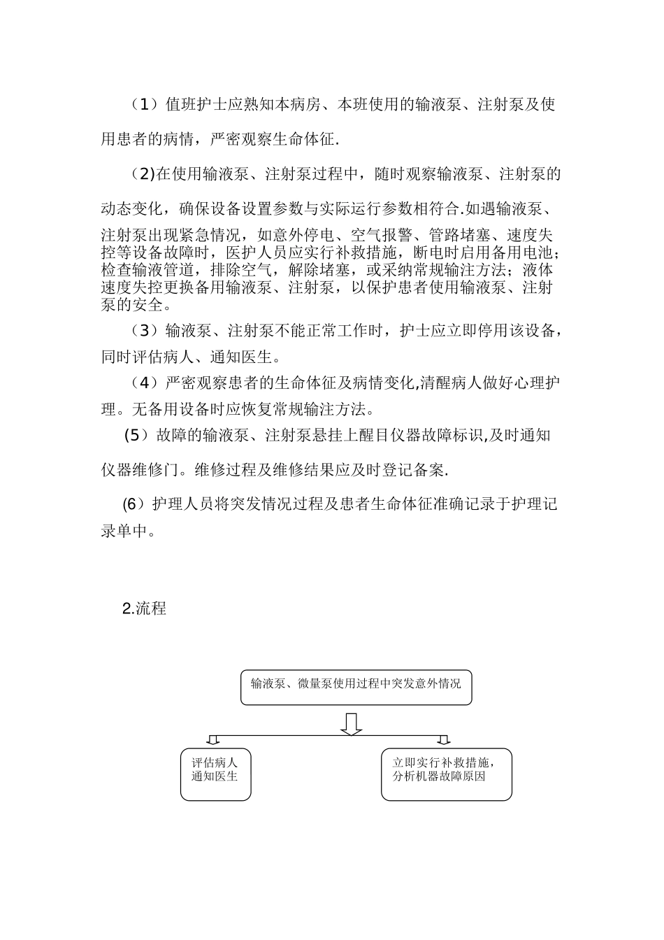 ICU仪器设备应急与流程_第3页