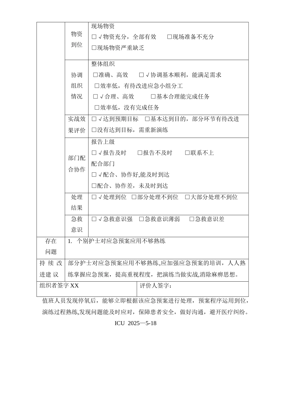 ICU突然停氧的应急预案演练2025-05-24_第2页