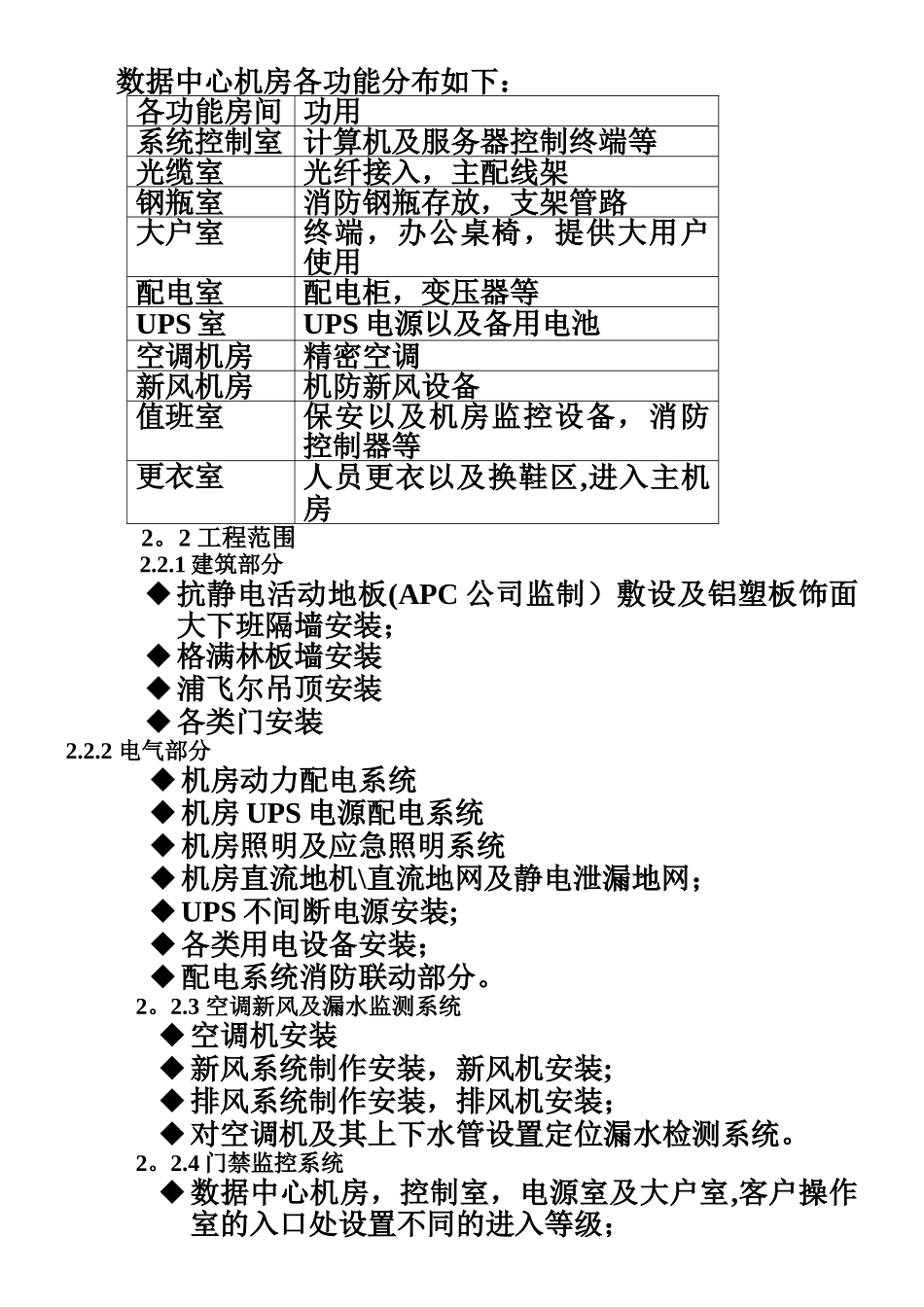 IDC机房设计建设方案_第3页