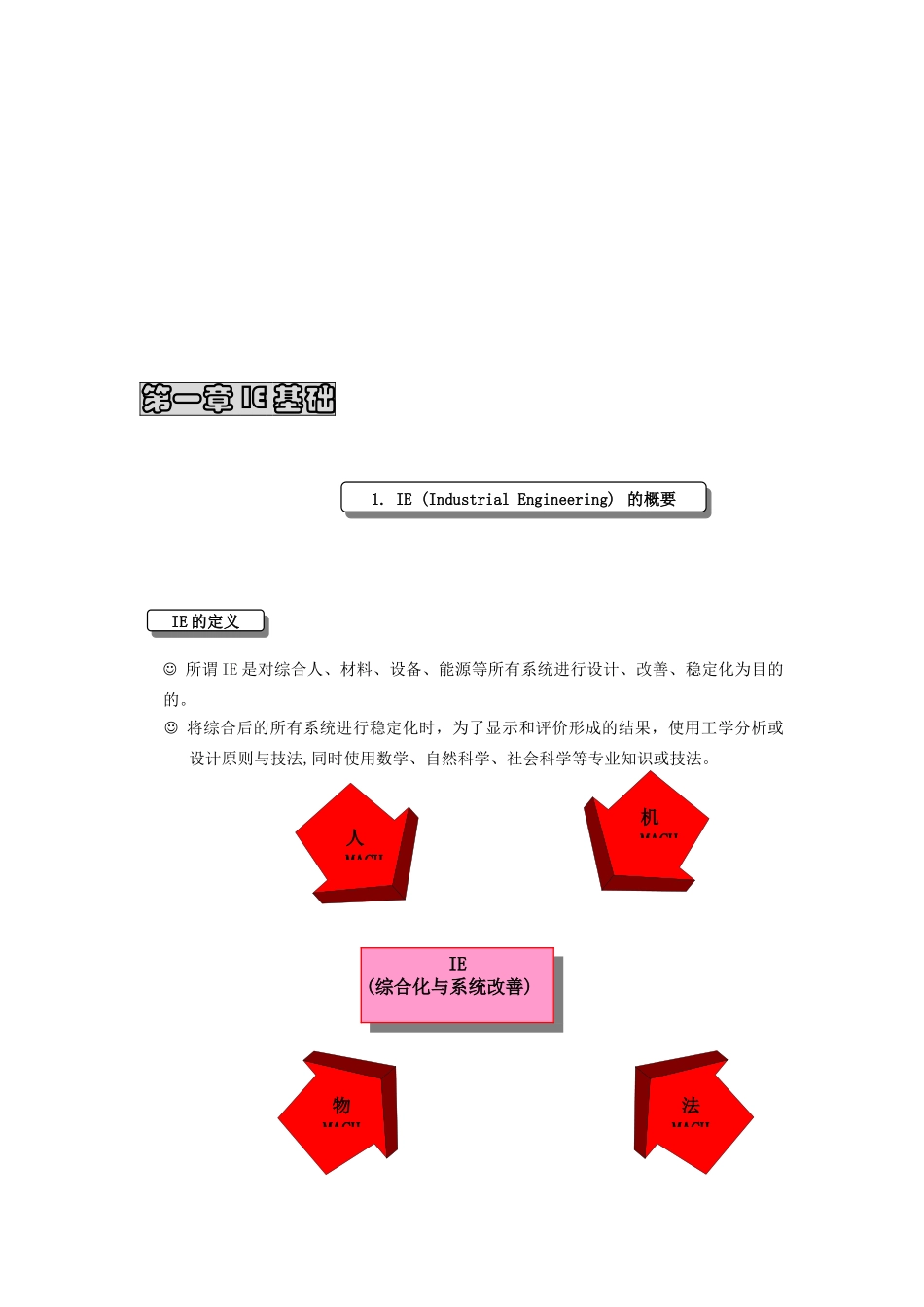 IE工业工程培训教材-第1章_第2页