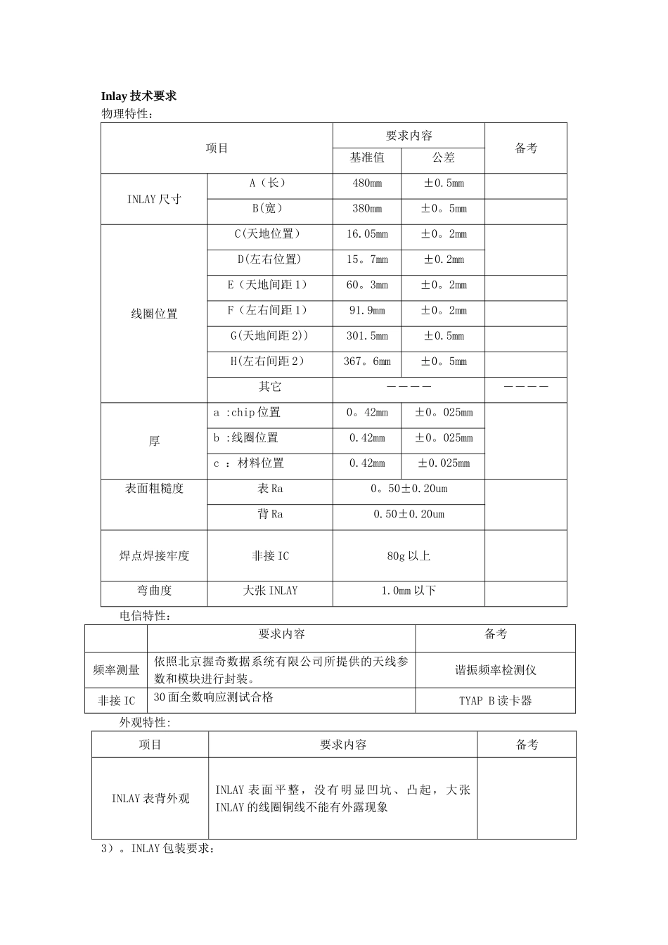 Inlay工艺标准和质量控制点_第1页
