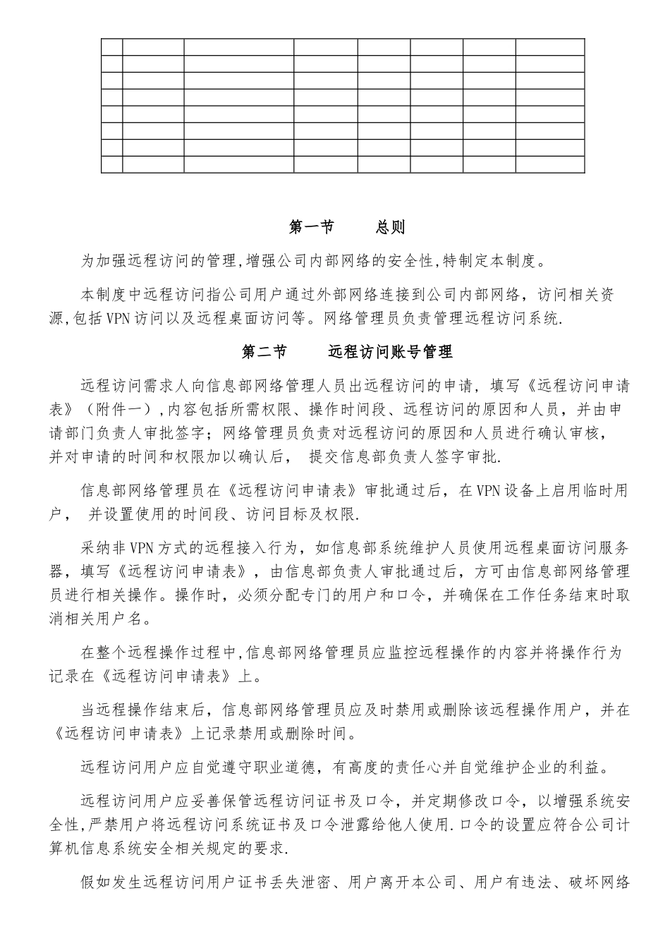 ISMS-3002远程办公管理制度_第2页