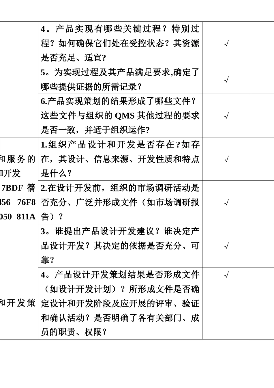 ISO9001-2025技术部-内审检查表_第2页