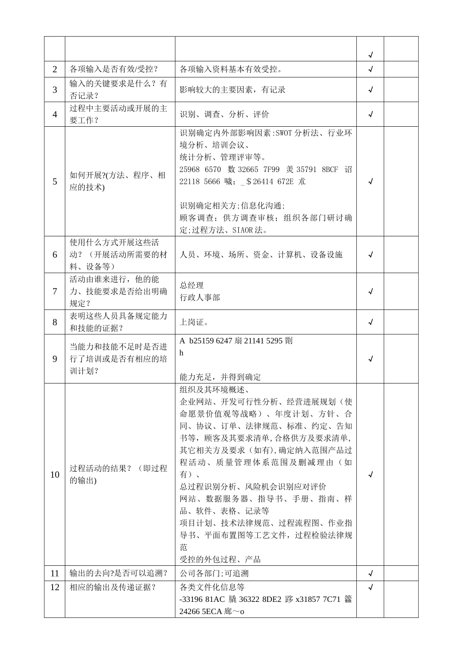 ISO9001-2025内部审核检查表-非常好_第3页