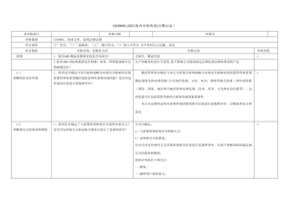 iso9001-2025内审检查表-非常好