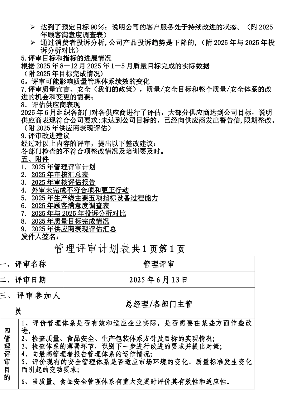 ISO9001及22000管理评审报告_第2页