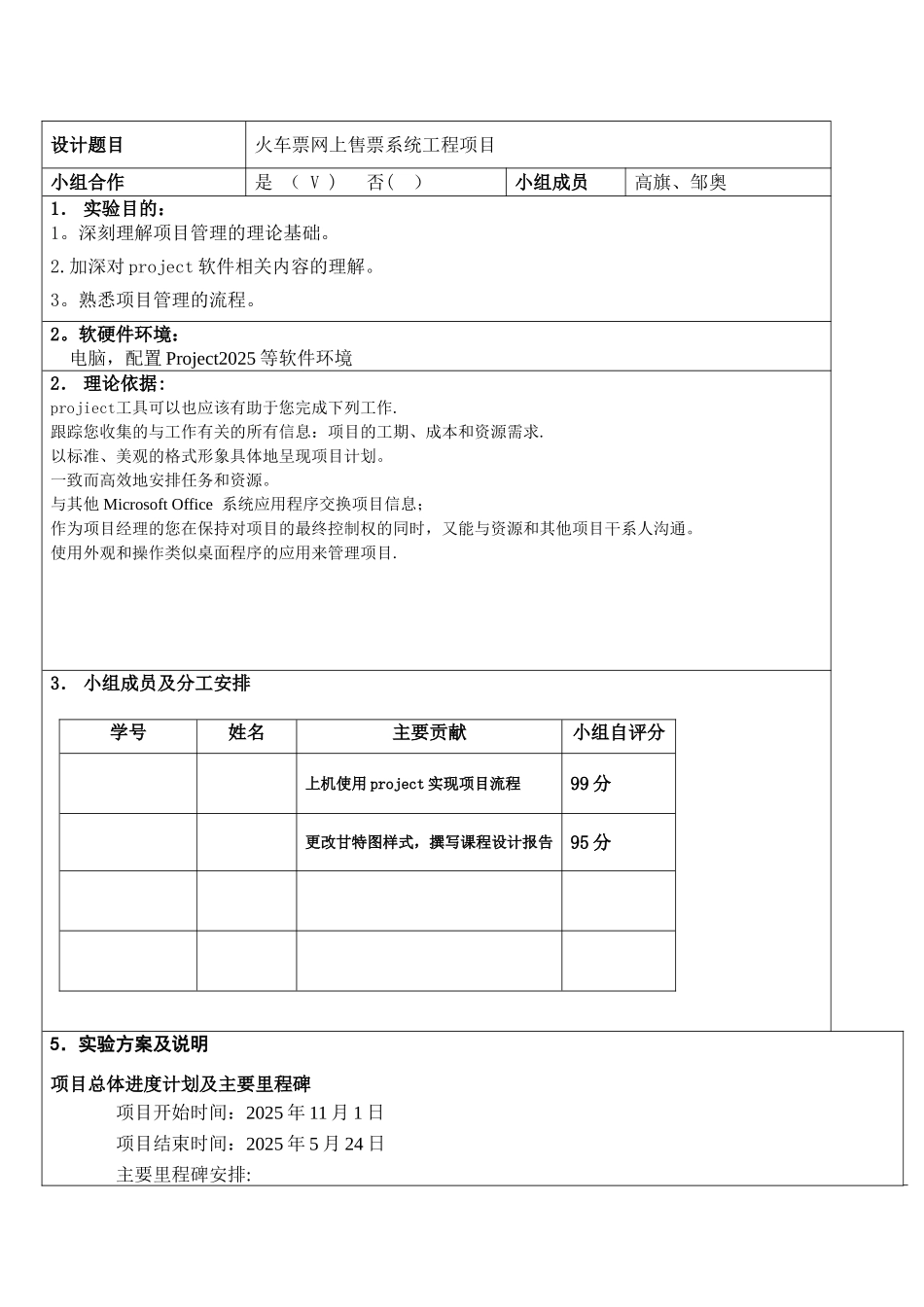 IT项目管理课程设计_第2页