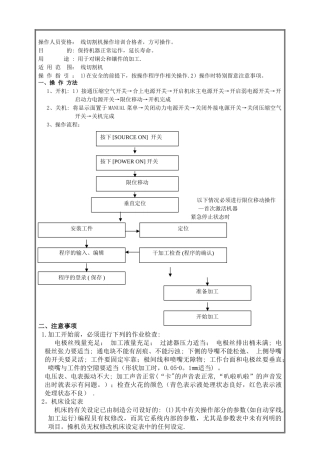 JM-CZ-14线切割操作规程