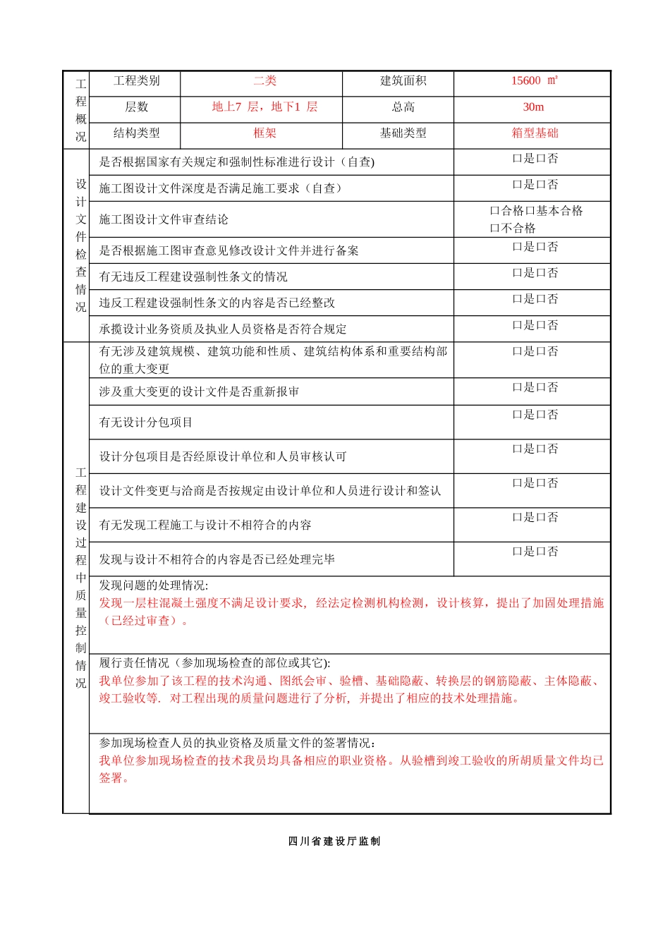 JS-009房屋建筑和市政基础设施工程设计质量检查报告_第2页