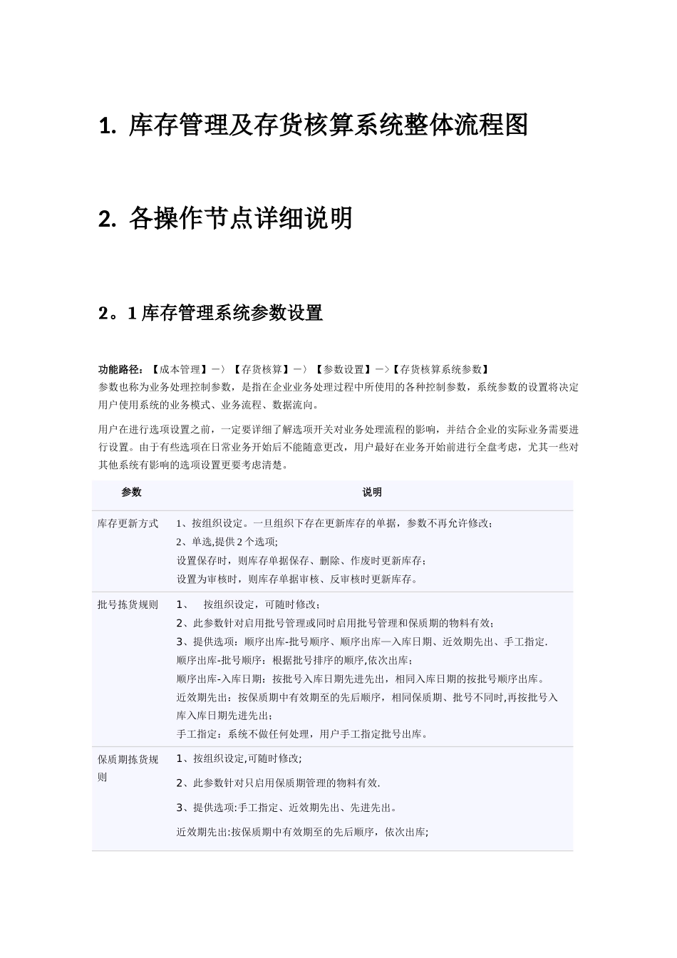 K3CLOUD库存管理及存货核算操作手册_第2页