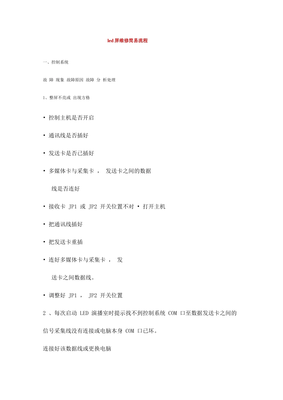 led屏维修简易流程-002_第1页