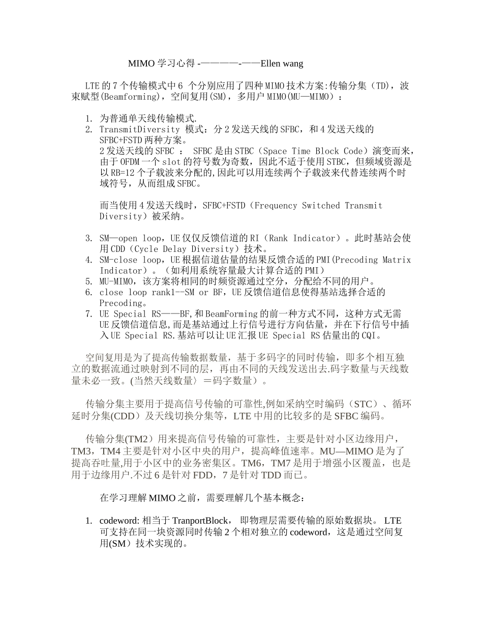 LTE-MIMO-模式的学习理解_第1页