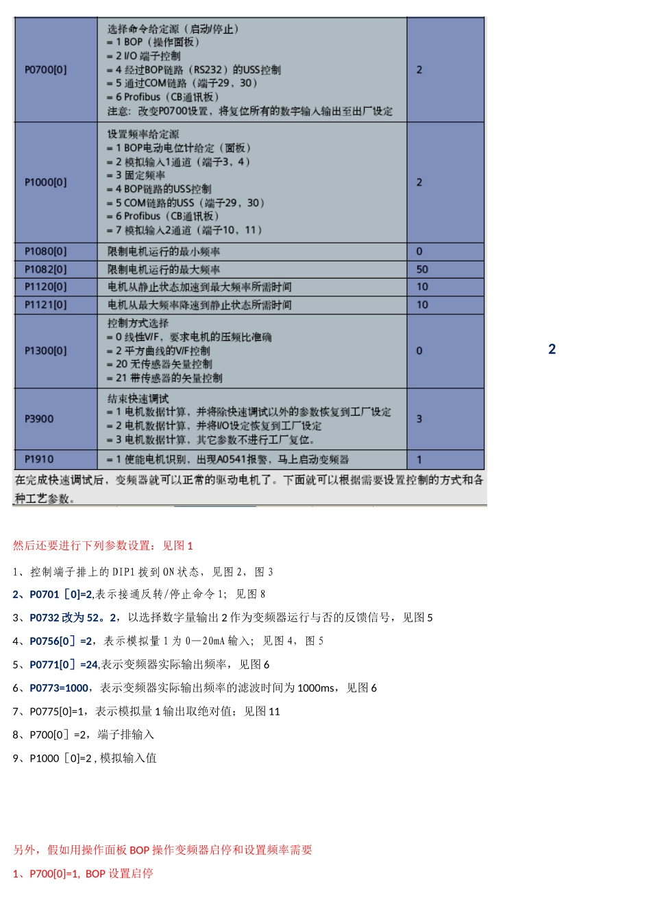 M440变频器调试参数设置_第3页