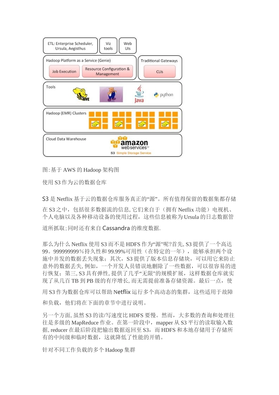 Netflix基于AWS的大数据平台Hadoop架构解析_第2页