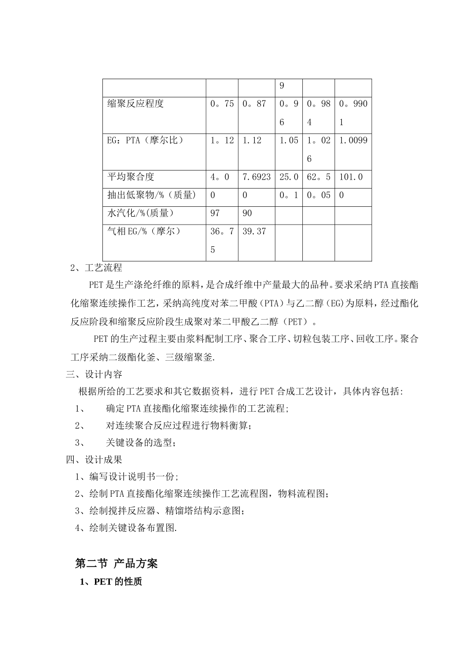 PET合成工艺课设资料_第3页