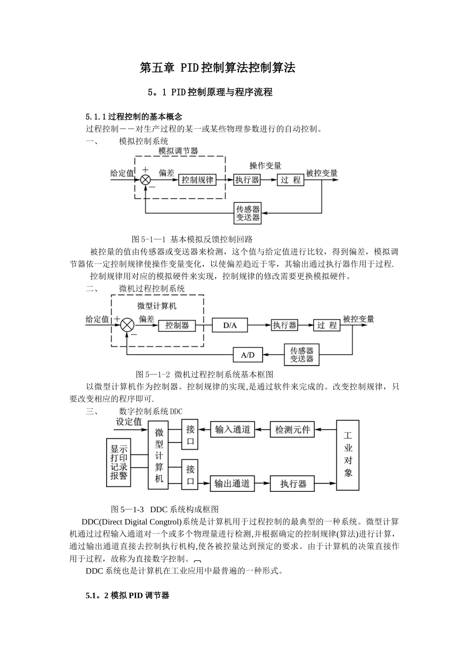 PID控制算法控制算法_第1页