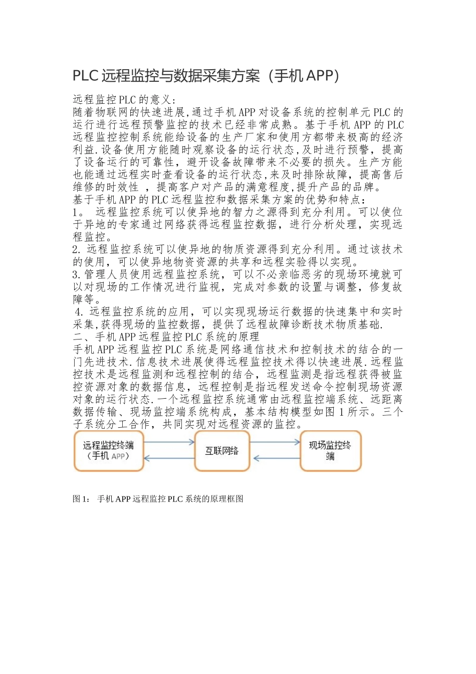 PLC远程监控与数据采集方案_第1页