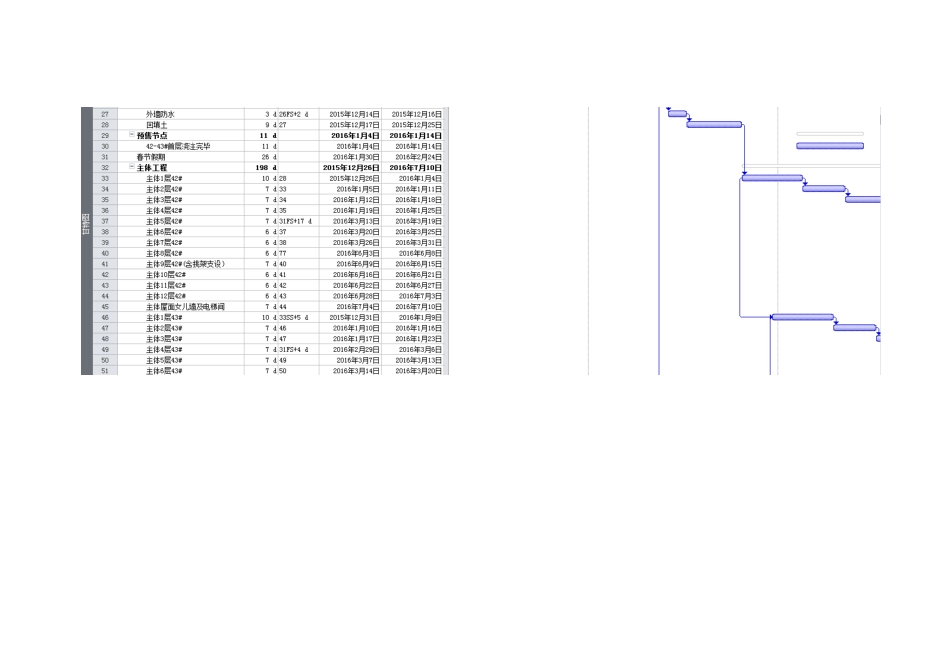 project进度计划高层版标准版_第2页