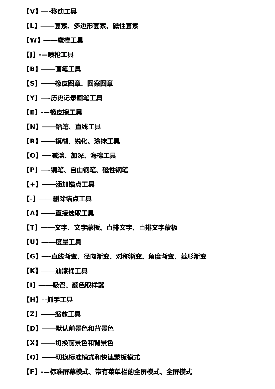 PS快捷键超级详细大全_第2页