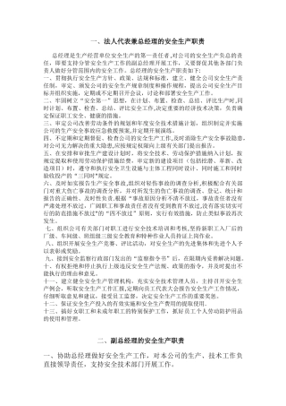P总经理安全职责ooo