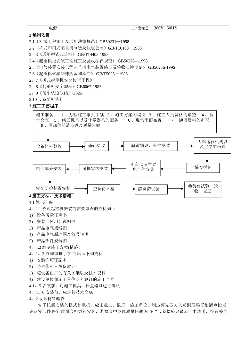 QD20-5双梁桥式起重机安装施工方案_第3页
