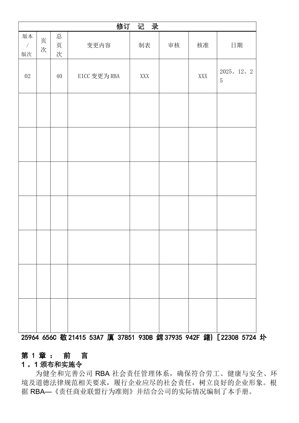 RBA社会责任管理手册_第1页