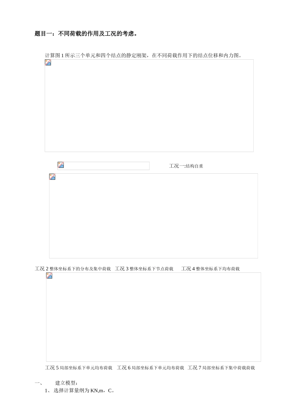 sap2000常规实例详细操作步骤_第1页