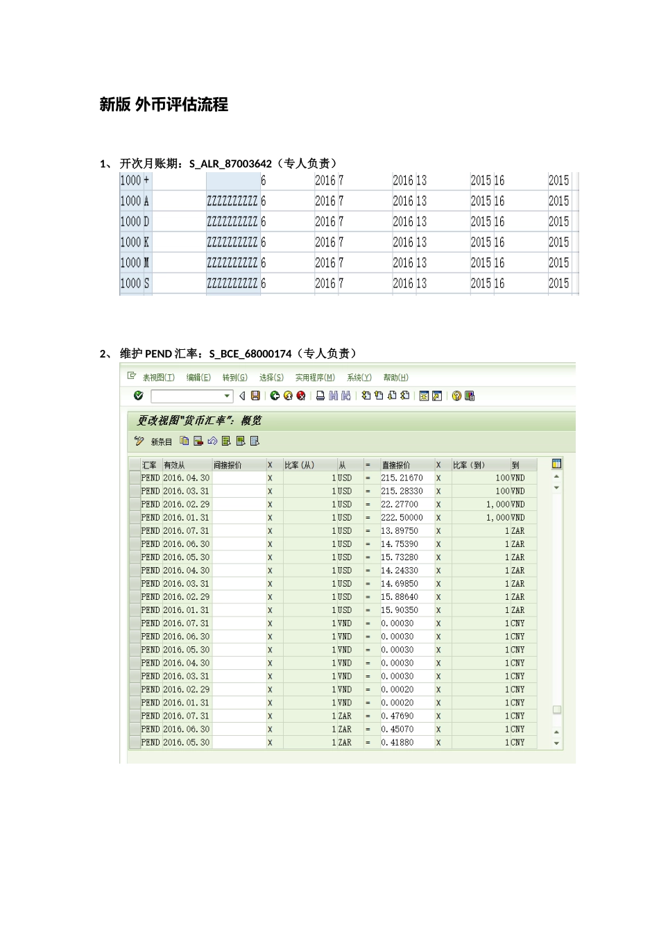SAP外币评估操作流程_第1页