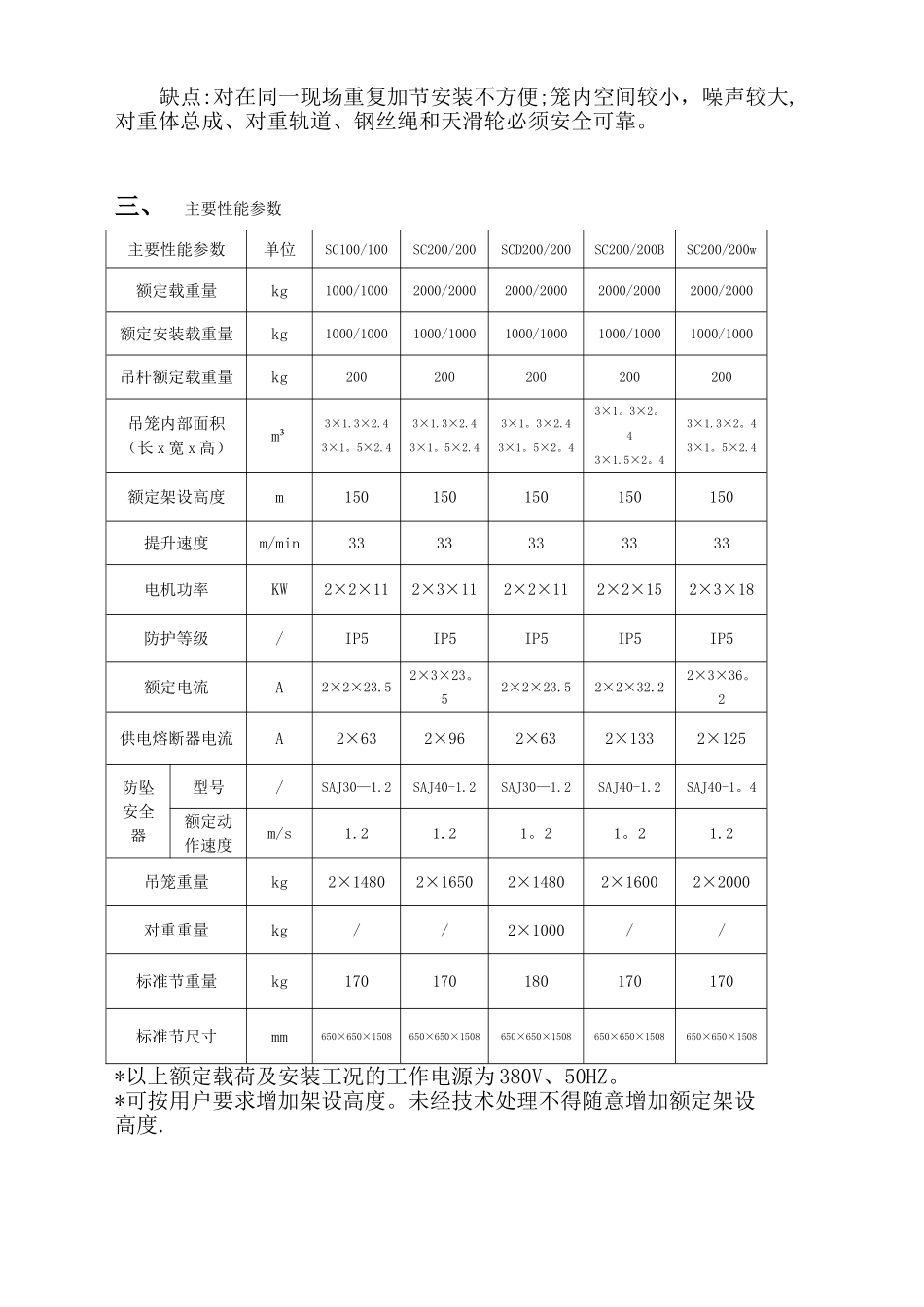 SC200型施工升降机使用说明书_第2页