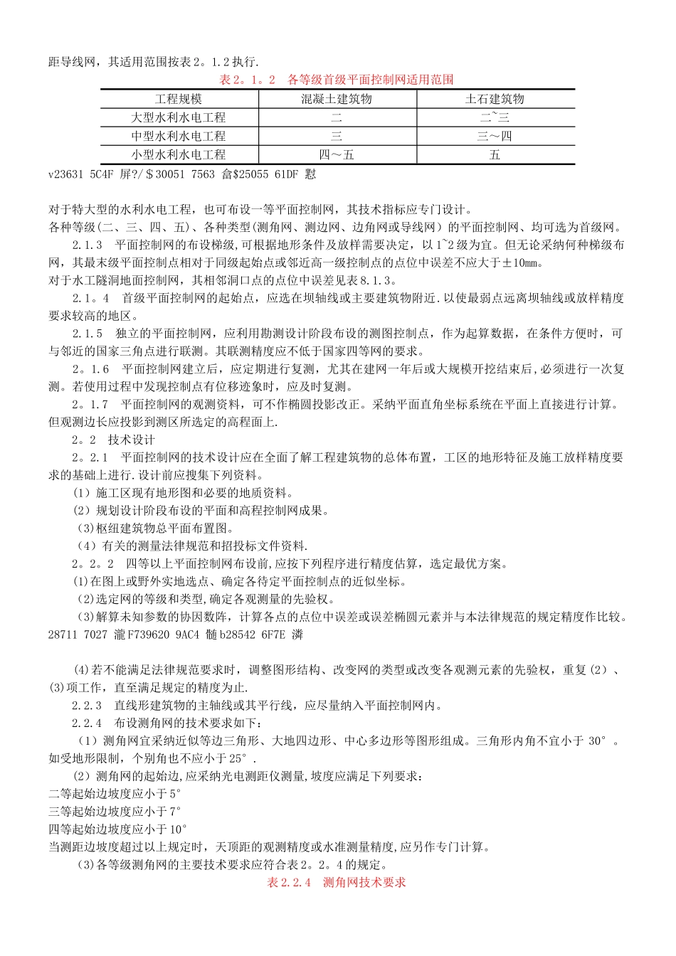 Sl52-93水利水电工程施工测量规范_第3页