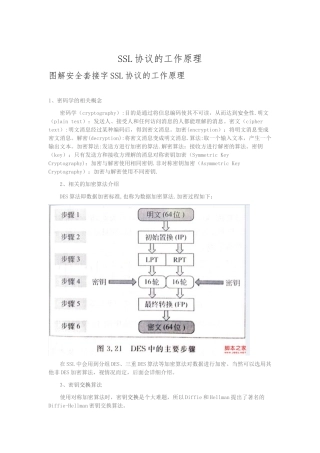 SSL协议的工作原理