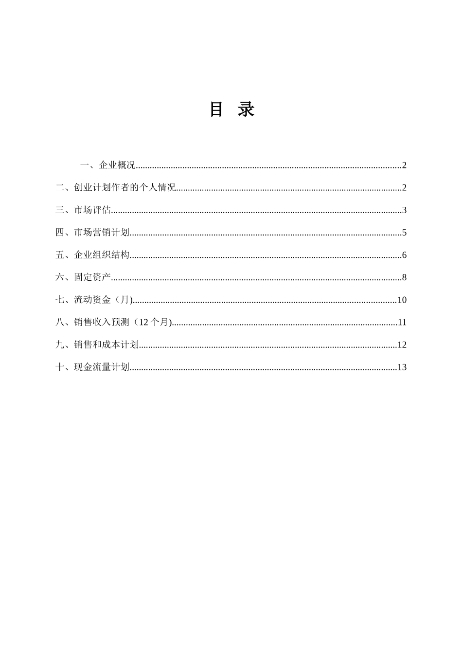 SYB创业计划书空白版_第2页