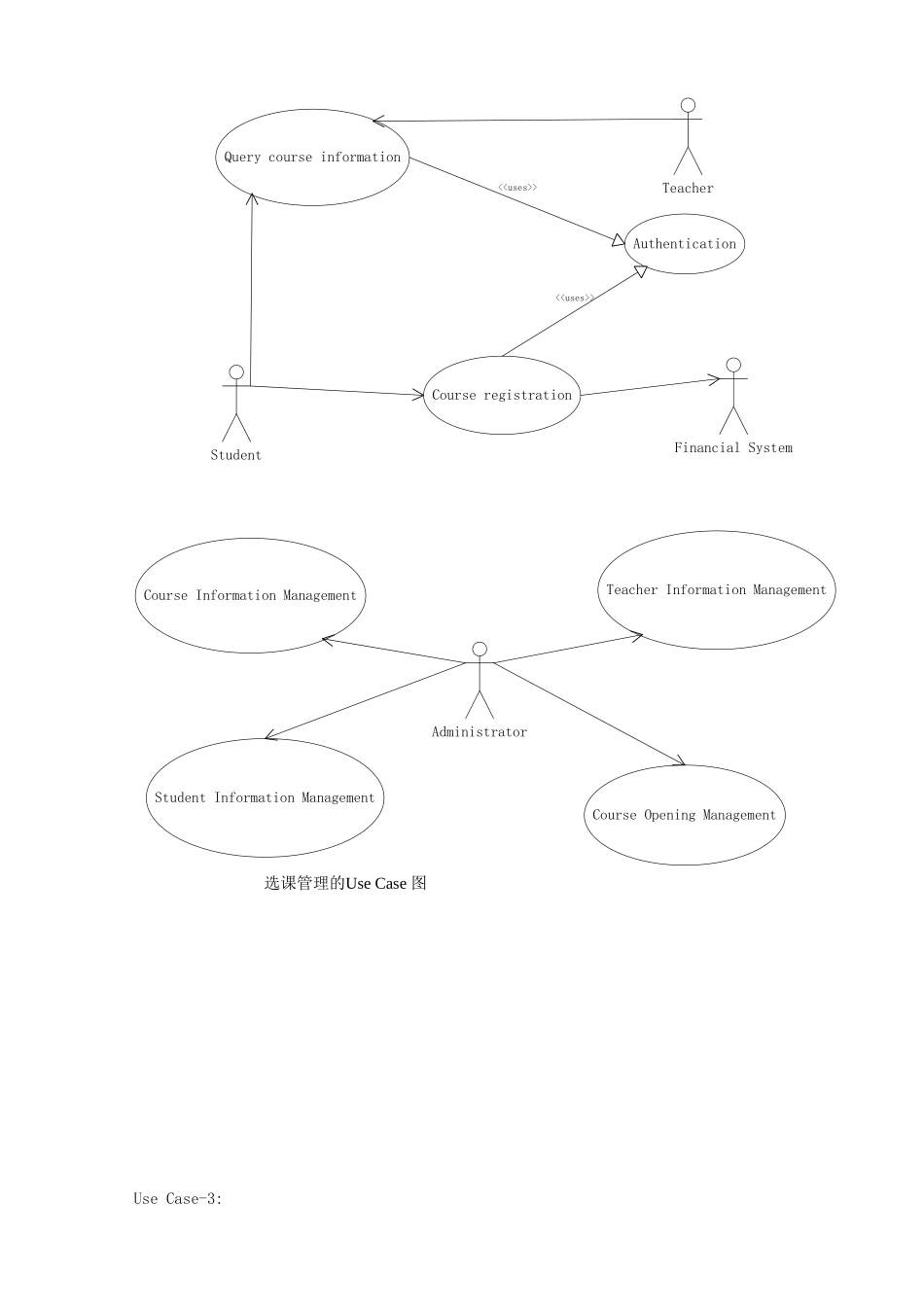 UML简易教学管理系统建模_第3页