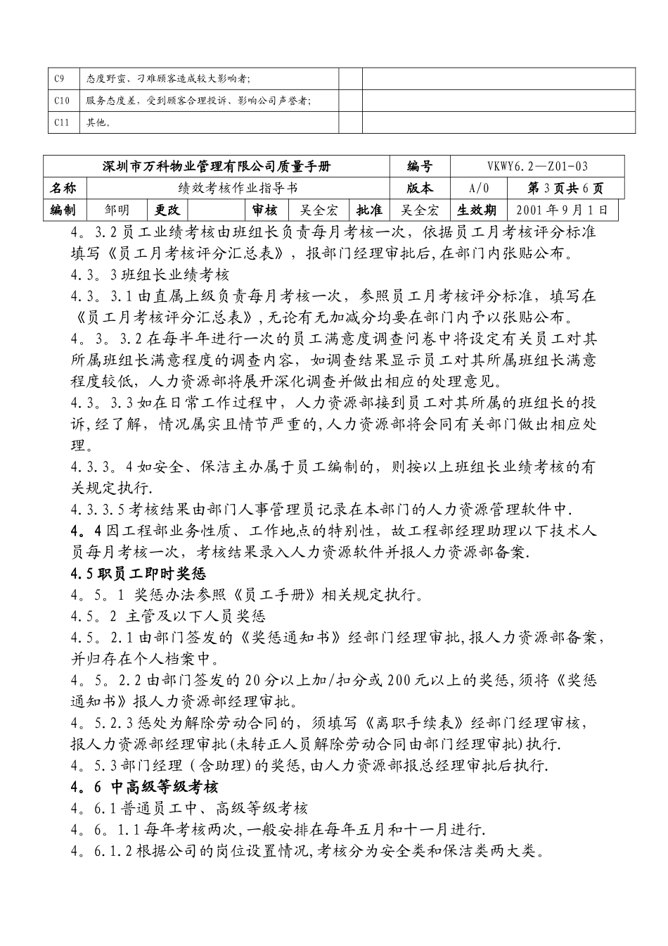 VK绩效考核作业指导书_第3页