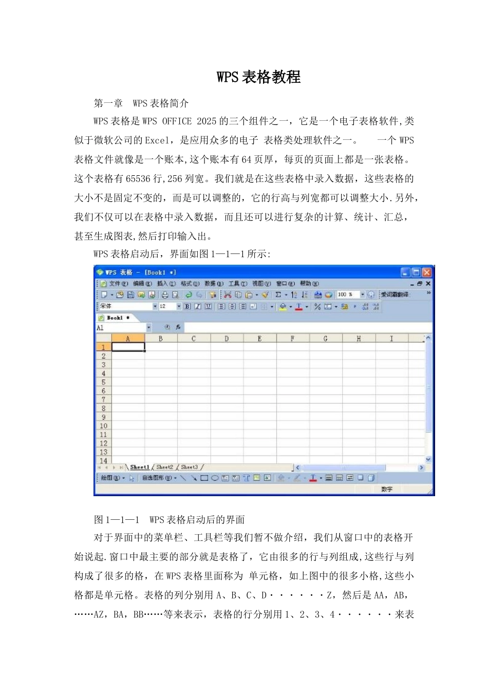wps表格教程【练习必备】_第1页