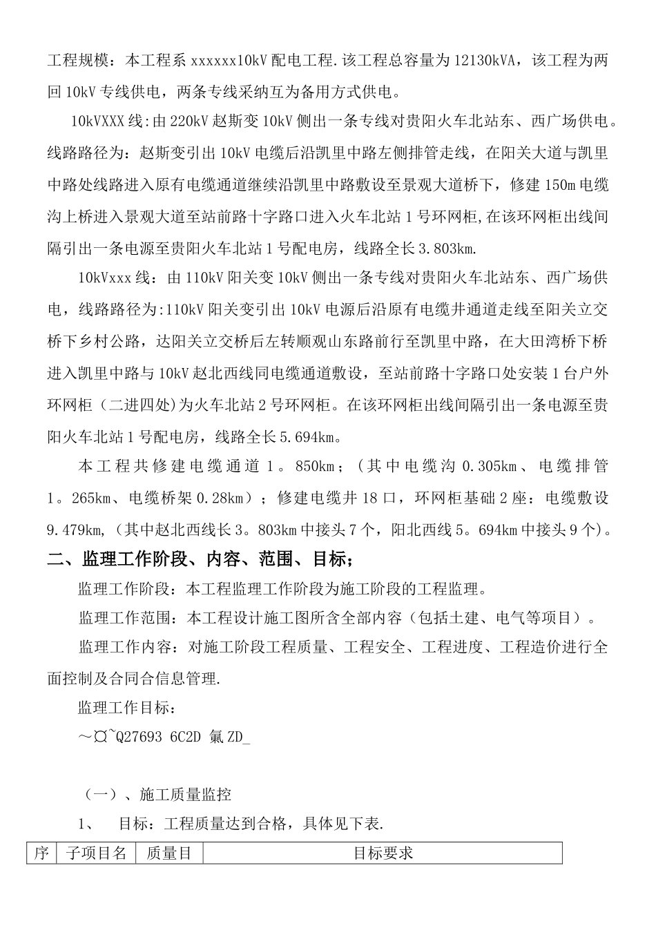 XXXXX10kV配电工程监理规划_第2页