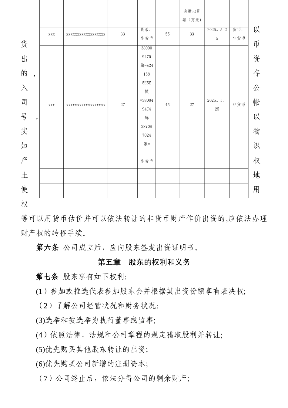 xxxxx工程机械有限公司章程_第2页