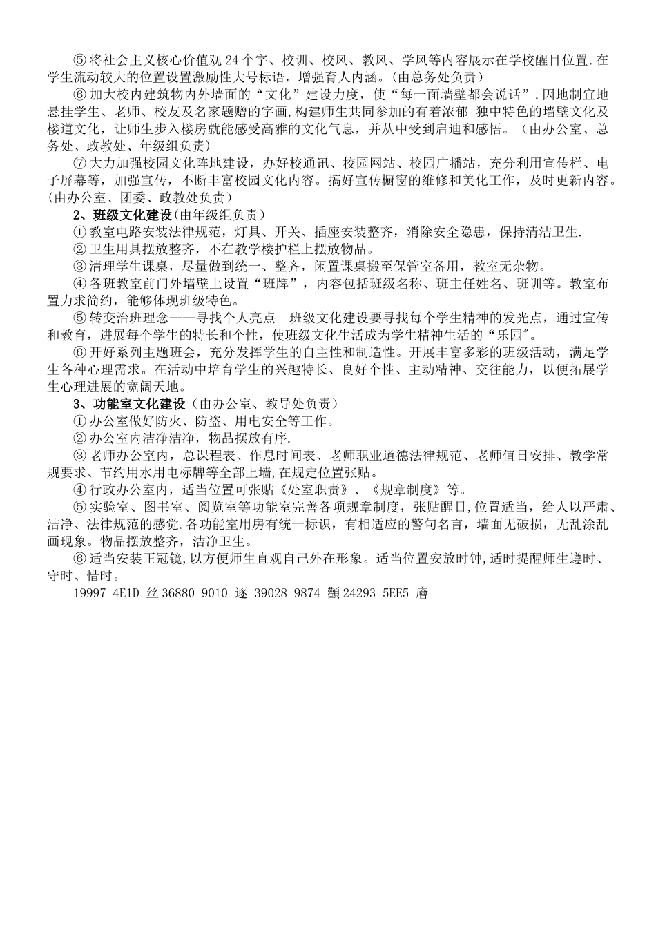 xxxx中学校园文化建设方案_第2页