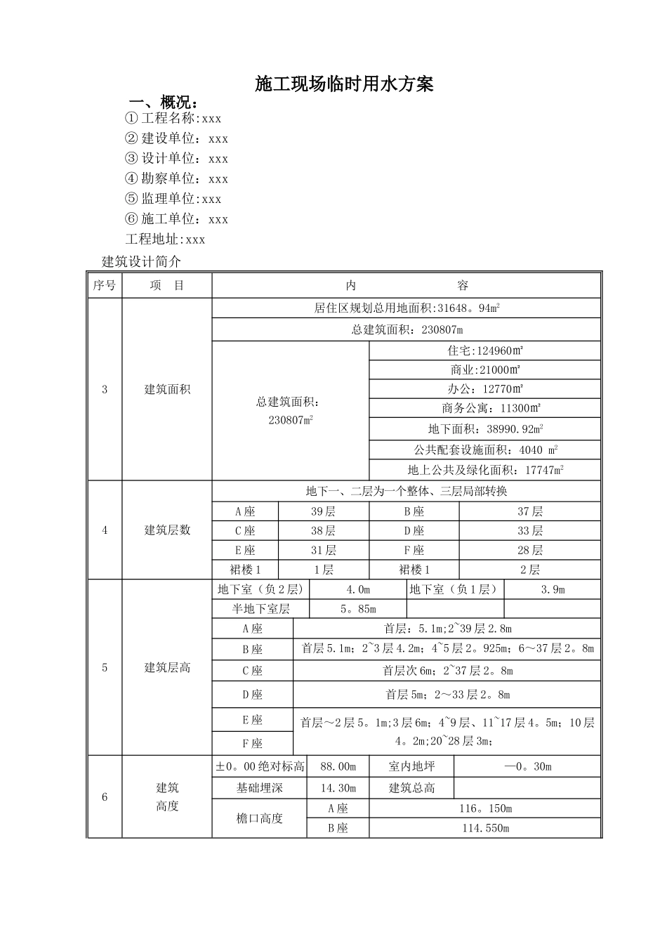 xxx花园施工现场临时用水及消防用水专项方案_第3页