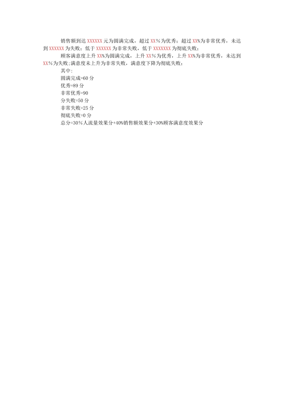 XXX购物广场春节促销计划书_第3页