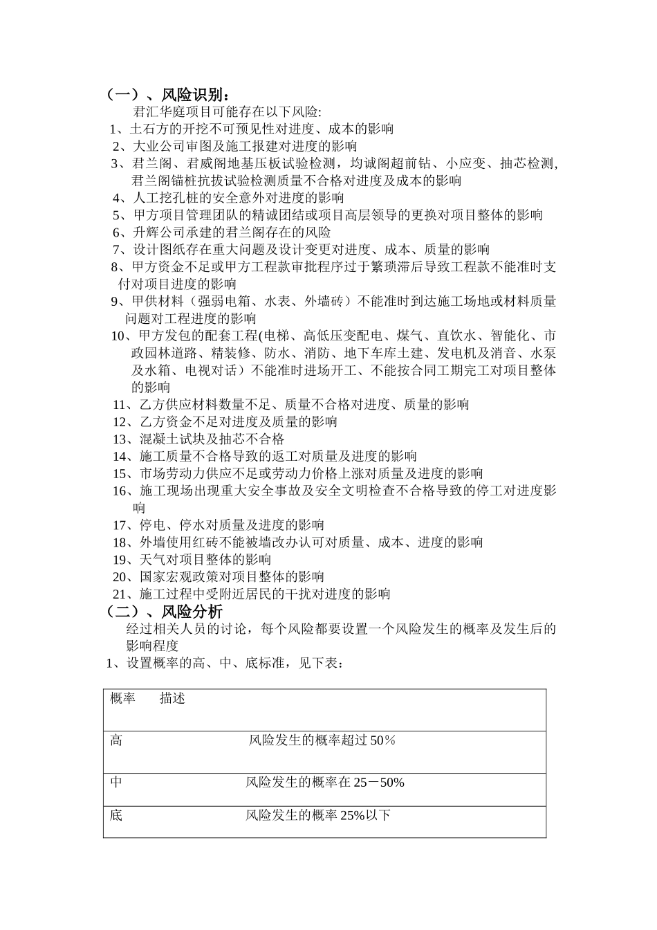 XXX项目风险管理计划_第3页