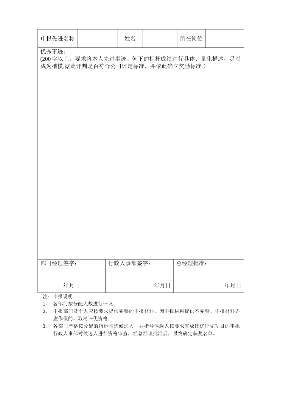 XX公司2025年度评优评先方案_第2页