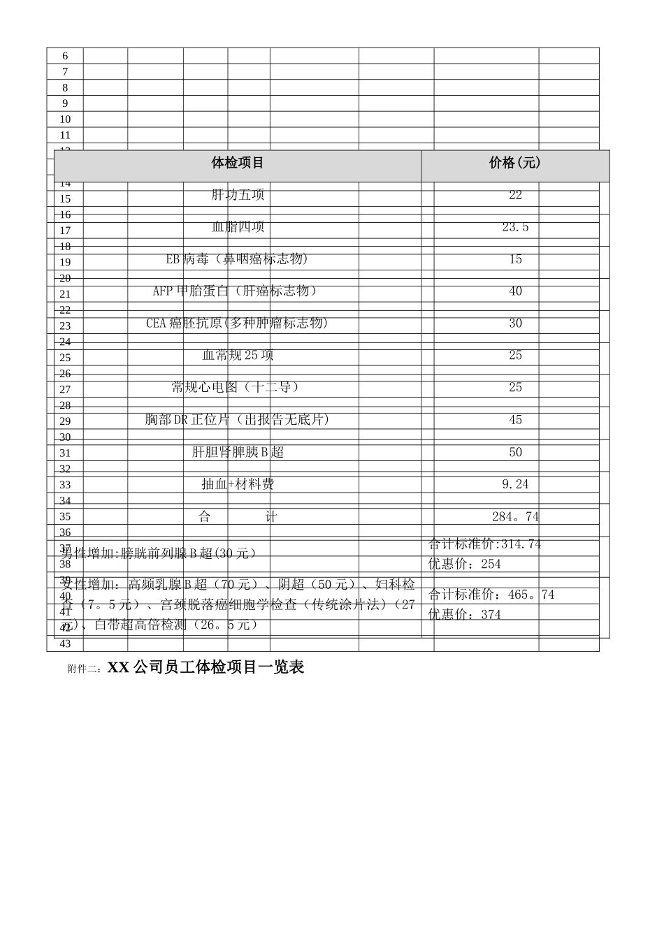 XX公司员工健康体检方案_第2页