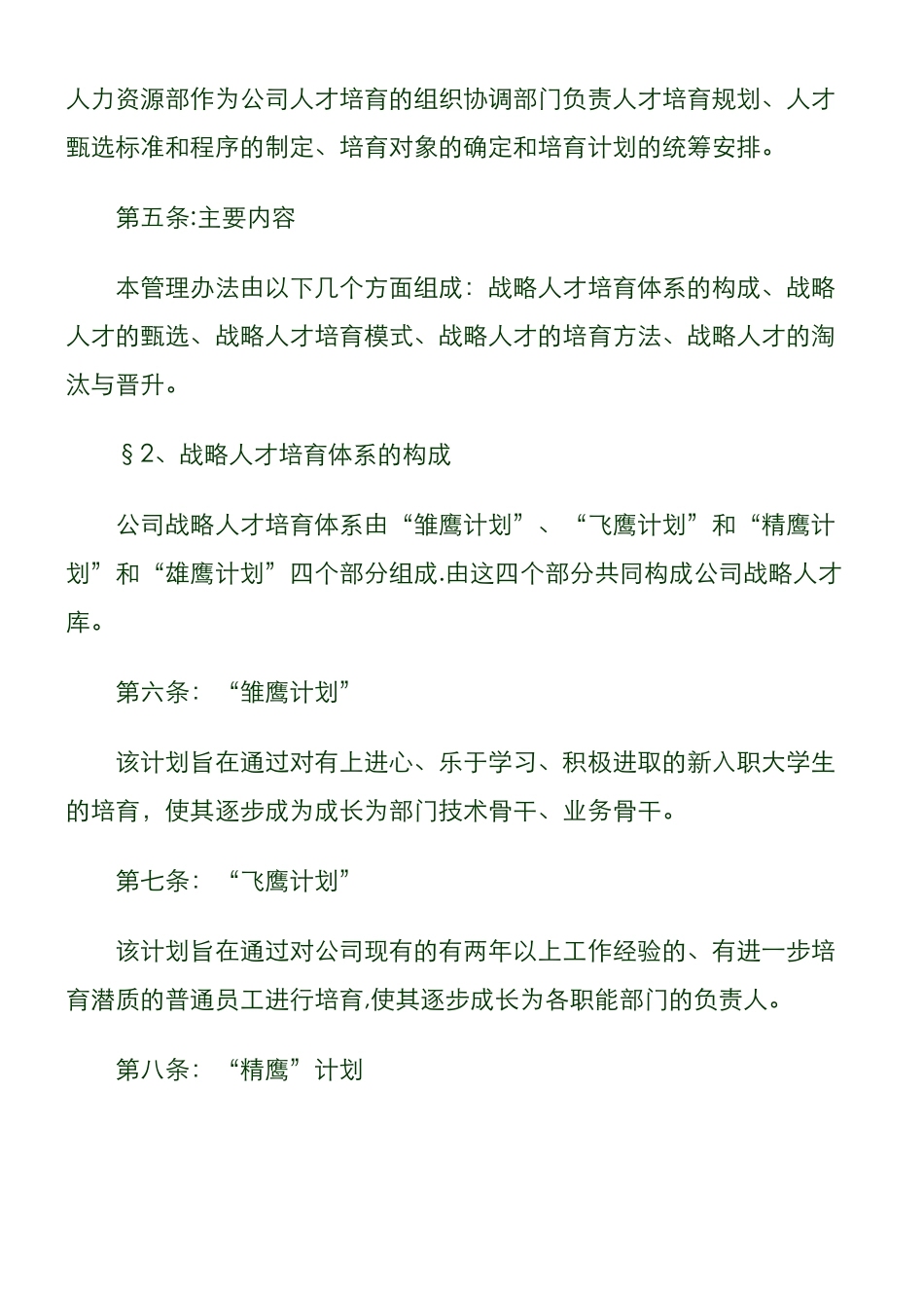 XX公司战略人才培养方案_第2页