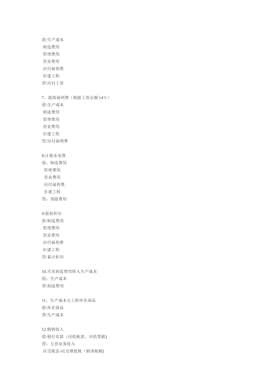 XX公司财务会计流程及成本核算方法_第2页