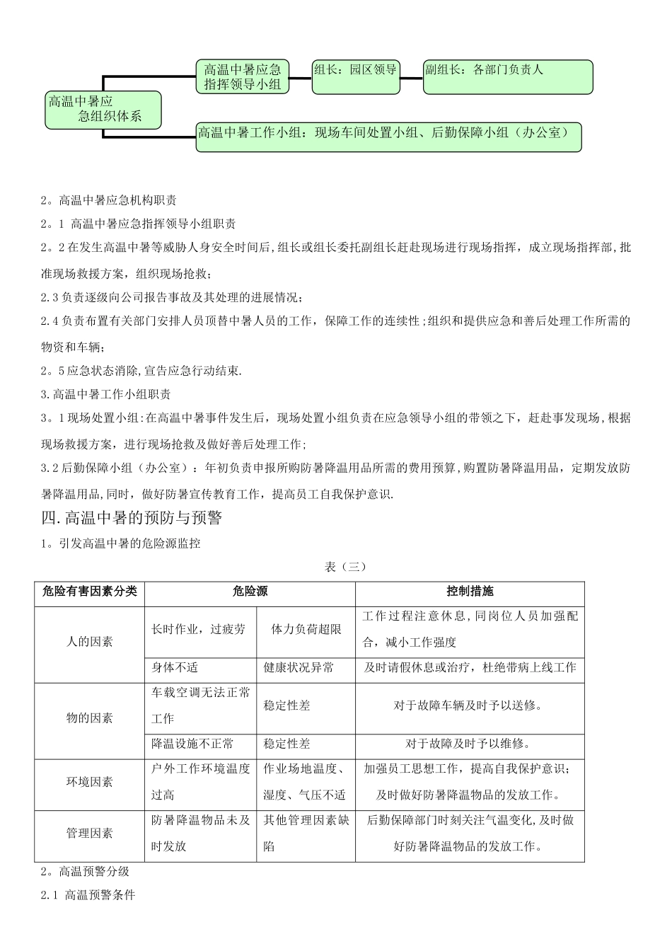 XX公司高温中暑应急预案_第2页