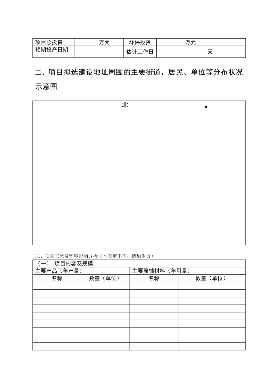 xx县建设项目环保审批咨询报告表_第2页