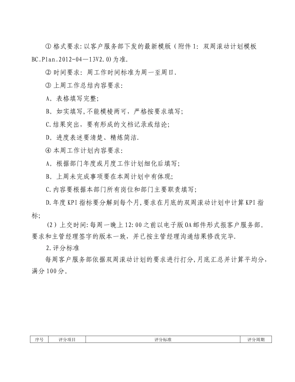 xx燃气各分公司客服中心员工考核管理办法_第3页