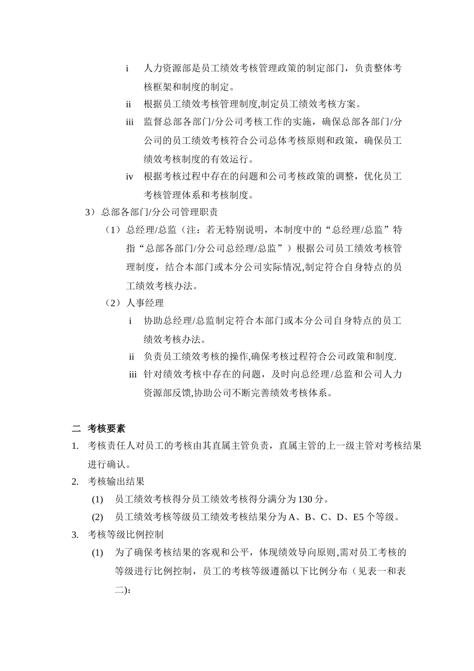 XX通信公司绩效考核管理制度_第3页